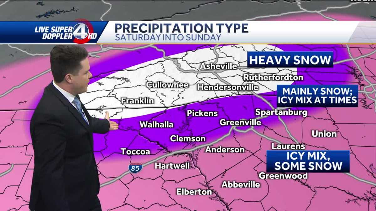 Videocast: Wintry weekend weather update