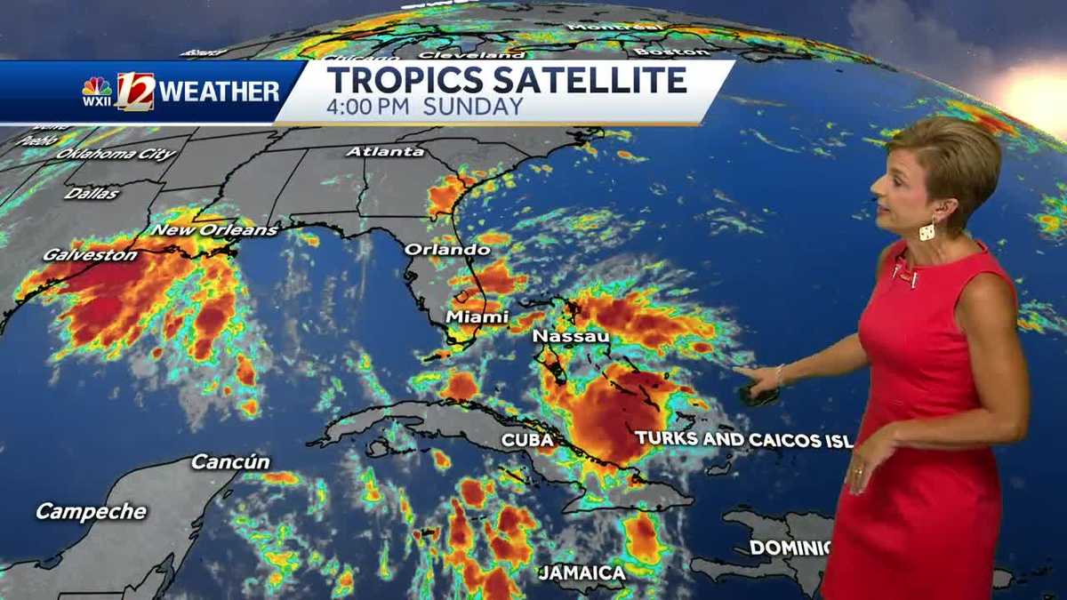 Hot humid Labor Day, new tropical development