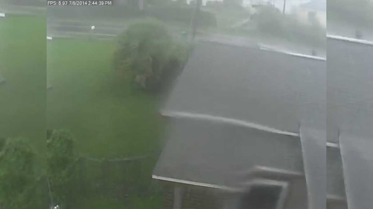 Strong storms damage homes in Titusville