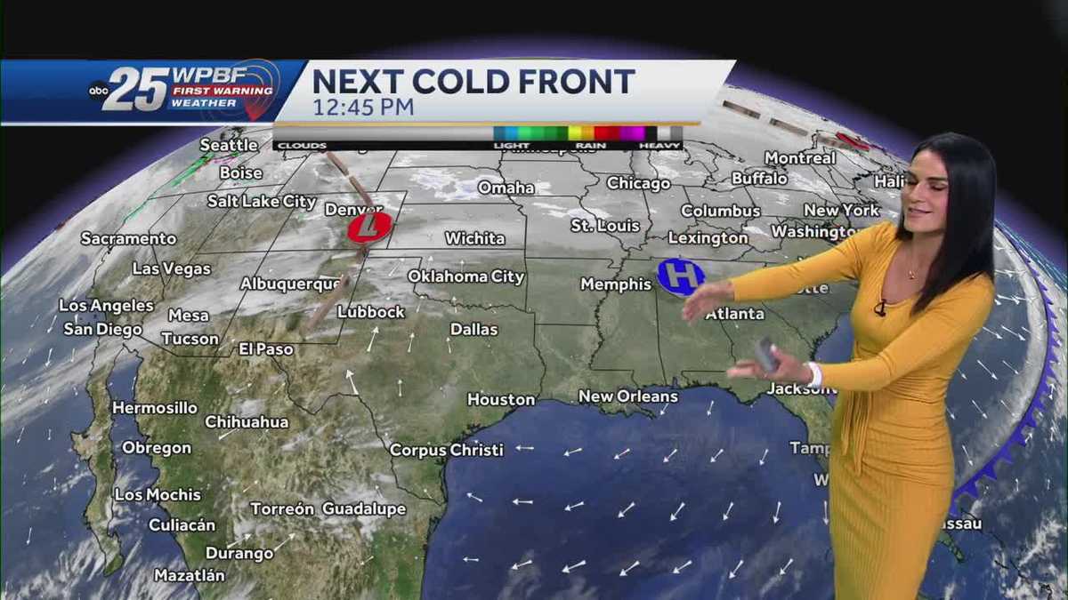 Couple of cold fronts this week across South Florida