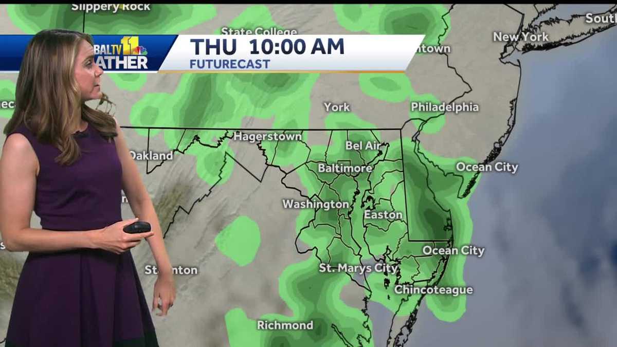 Patches of rain throughout Thursday