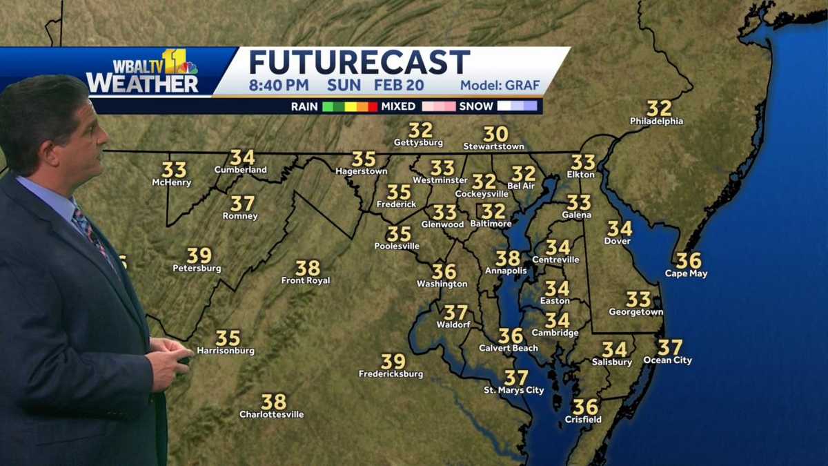 Pleasant day Monday with warmer temperatures