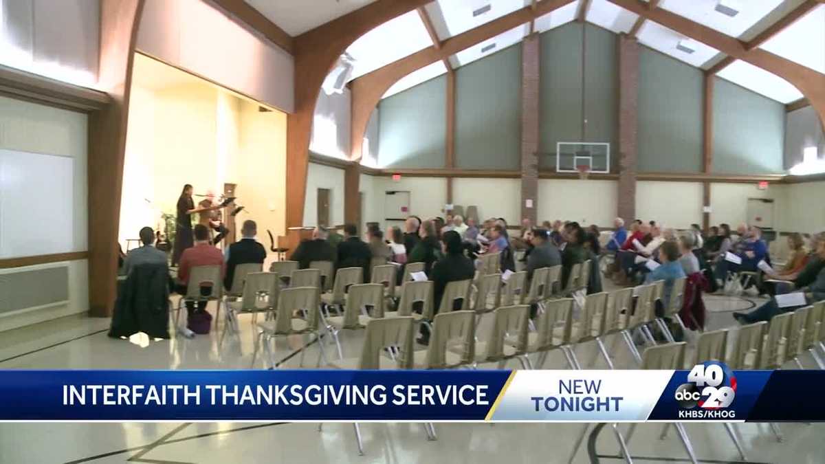 Interfaith Thanksgiving service held in Bentonville