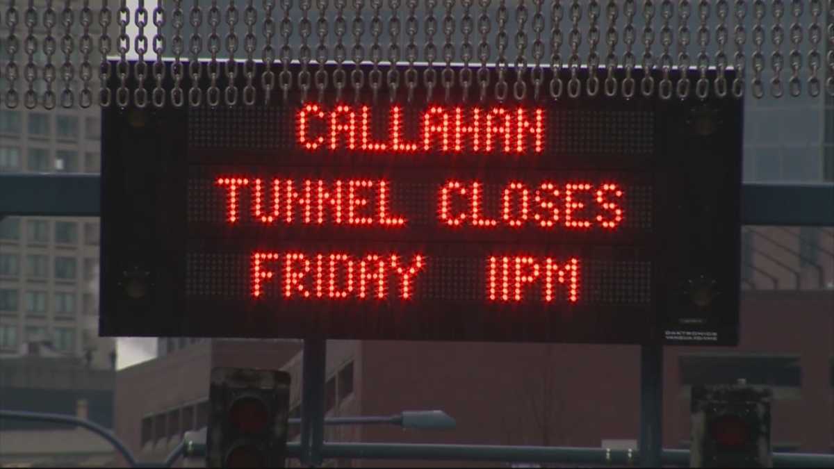 Callahan Tunnel closing