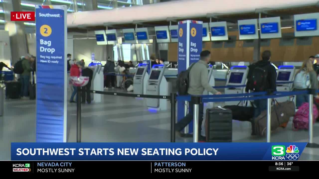 kcra.com - Leticia Ordaz - Southwest Airlines ends open seating, marking the end of an era