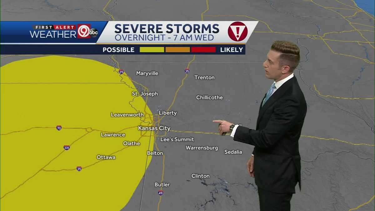 Windy and warm Tuesday, severe storms possible overnight