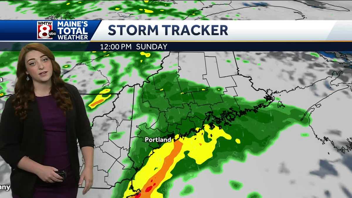 Drier evening before widespread rain moves in for Sunday