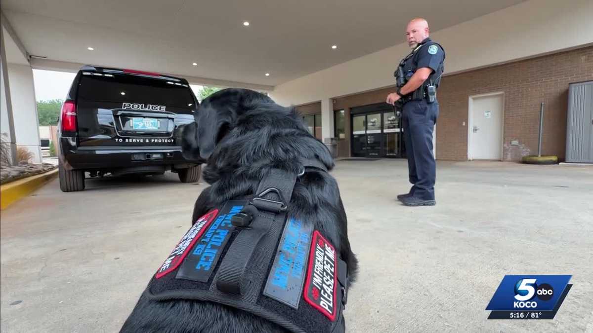 Midwest City’s crisis team, joined by therapy dog Miles, takes proactive approach to mental health
