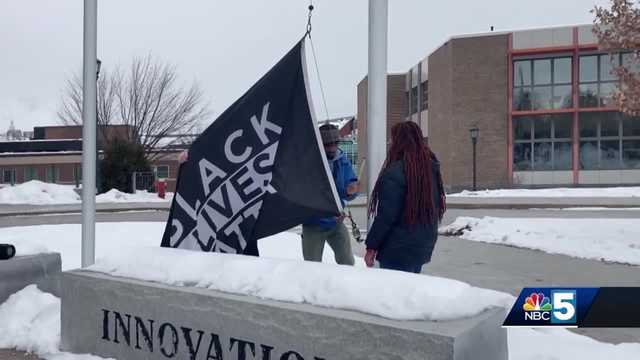 UVM students raise Black Lives Matter flag to begin Black History Month - Vimarsana News
