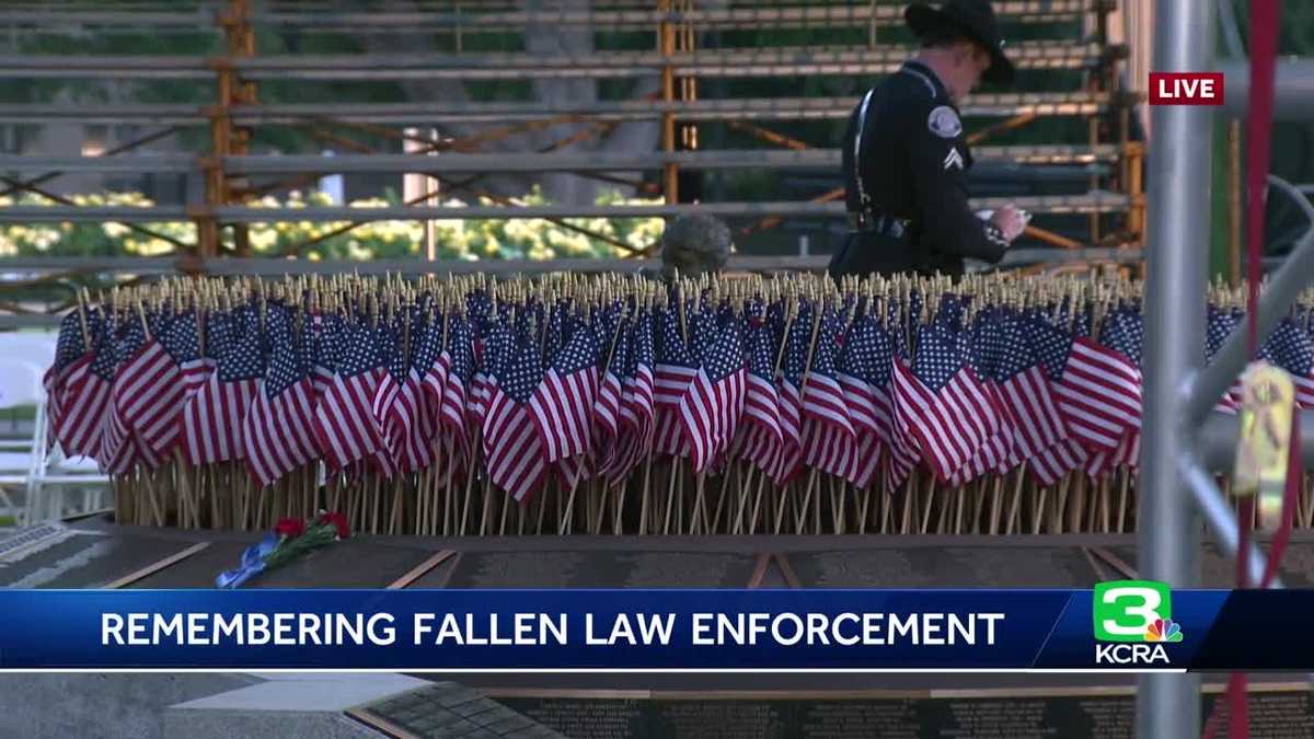 10 Officers Honored At California Peace Officers Memorial