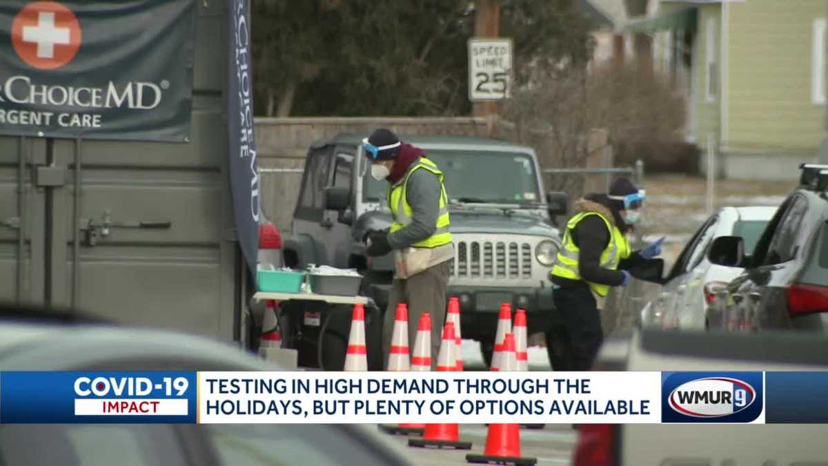 Demand increases for COVID-19 tests in New Hampshire