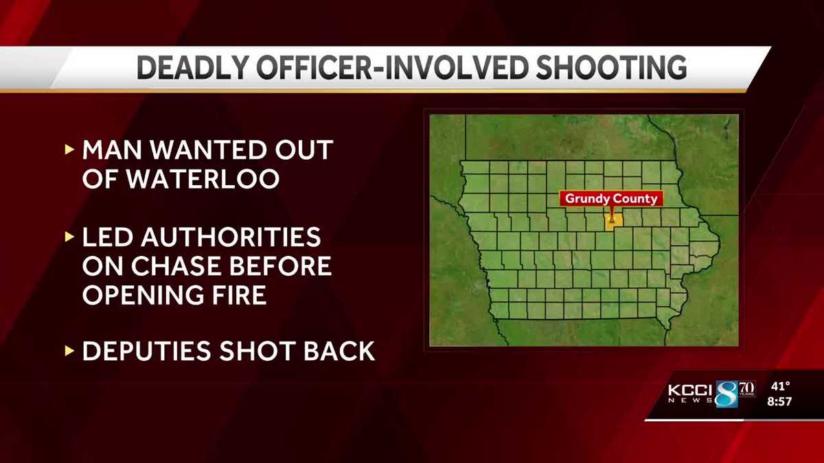 Deadly Iowa police shooting: Suspect killed in exchange of gunfire with officers