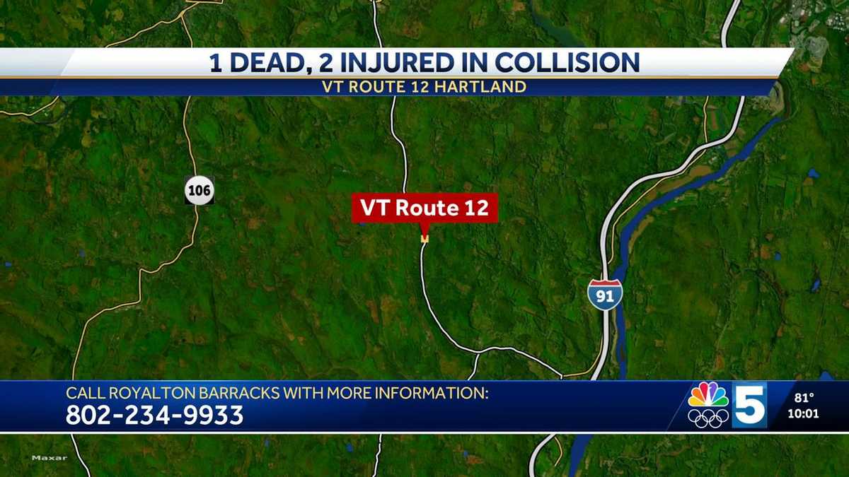 1 dead, 2 seriously injured in head-on collision Saturday - WPTZ