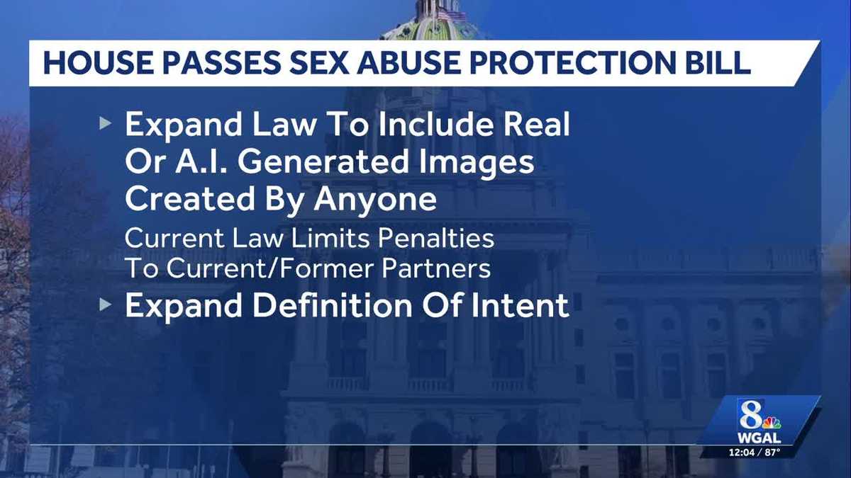 Pennsylvania State House passes bill expanding protections against AI image-based sexual abuse