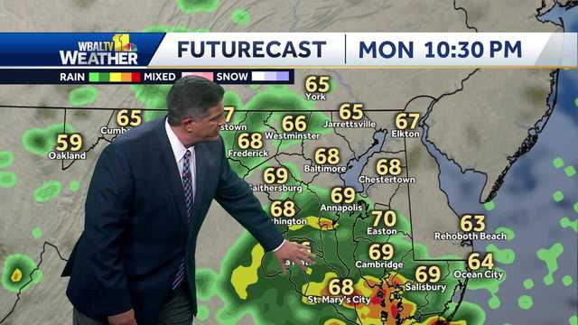 Cloudy Monday with evening thunderstorms possibl - Vimarsana News