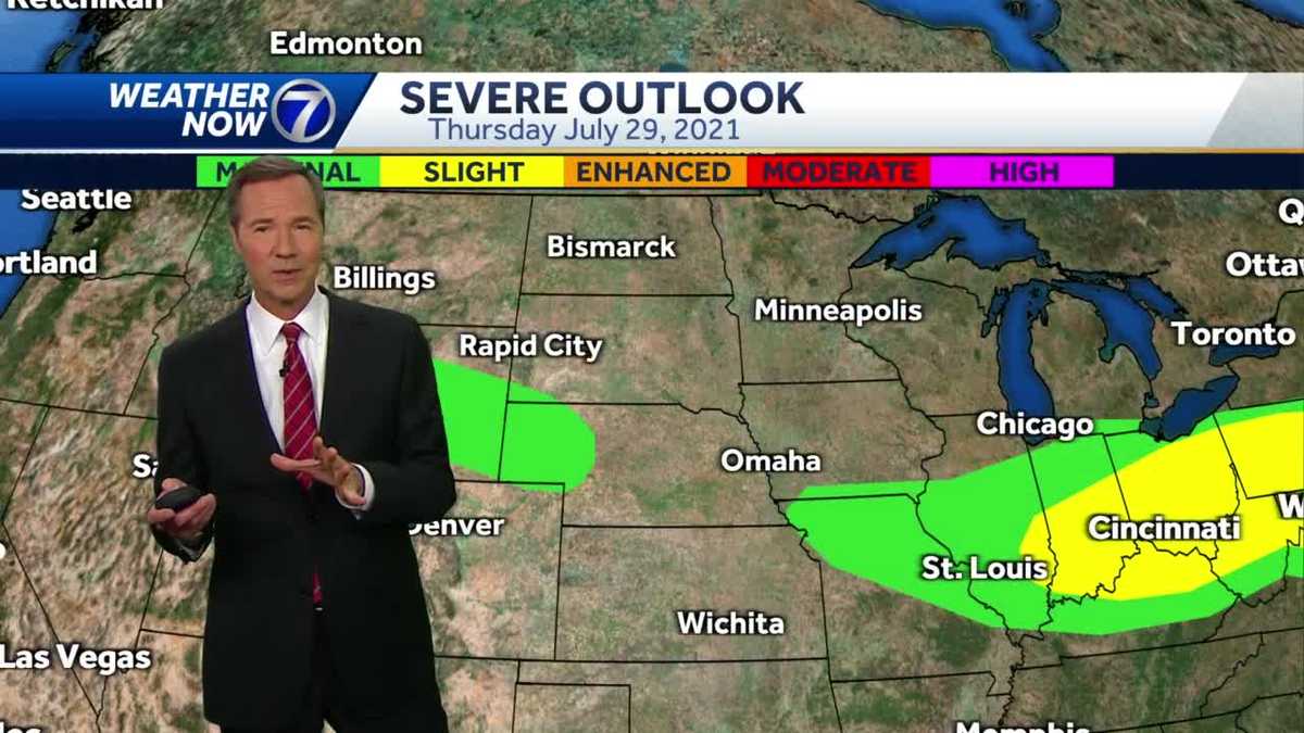 Storm chances later this week