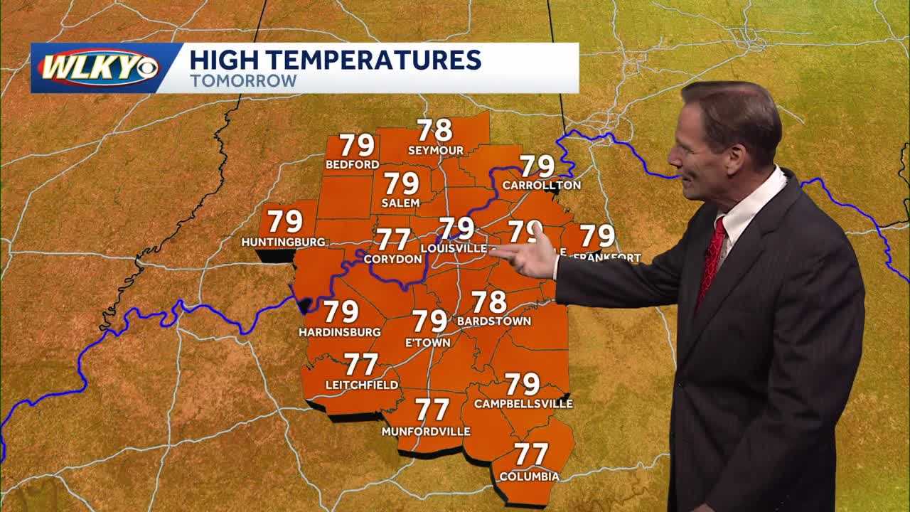 A warm and dry Tuesday on the way