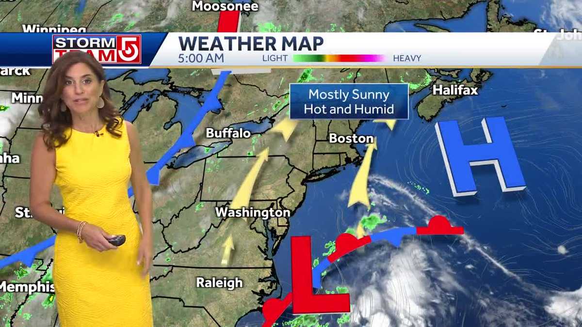 Video Another hot, humid day coming our way