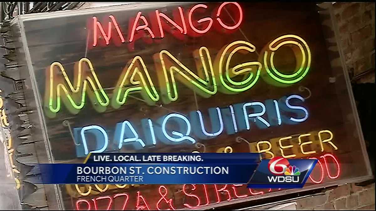 Heads up Construction woes continue on Bourbon Street