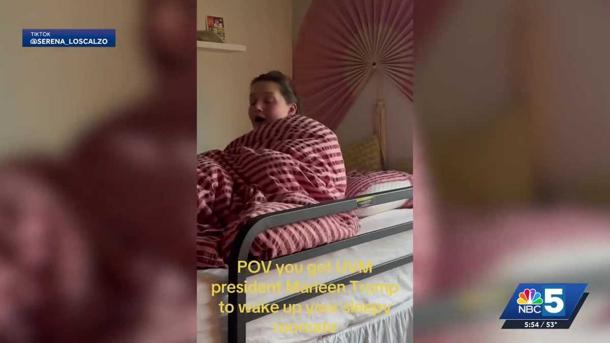 University of Vermont president wakes up student in viral prank - WPTZ