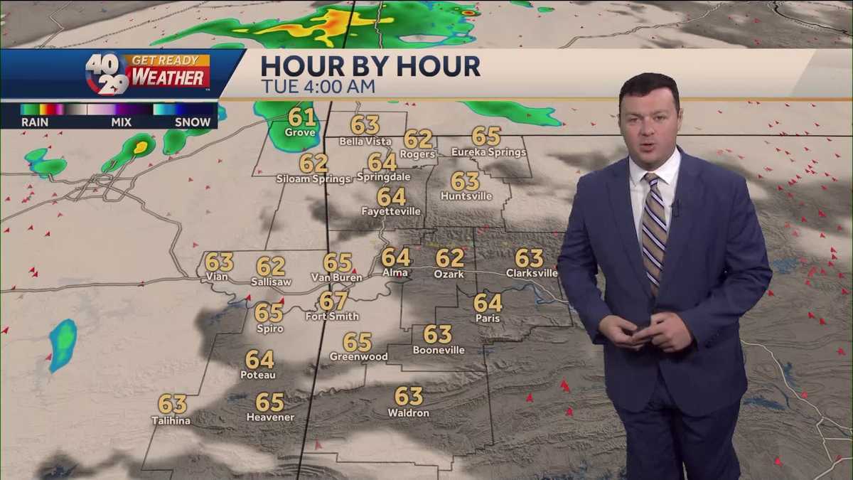 Rain Chances Ahead of Cold Front Tomorrow