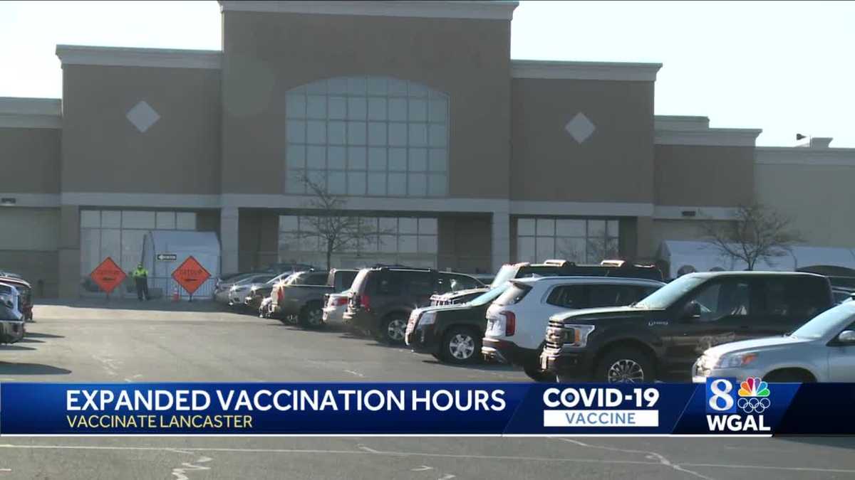 Lancaster County Community Vaccination Center expands walk-in hours