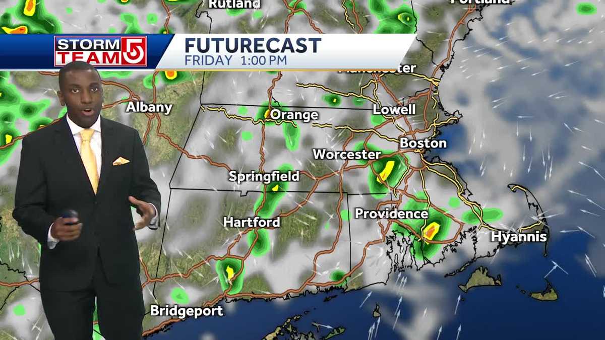 Video: Scattered showers, storms to end work week