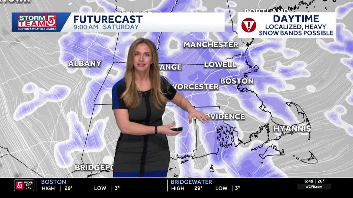 Video: Tracking Localized Bands of Heavy Snow