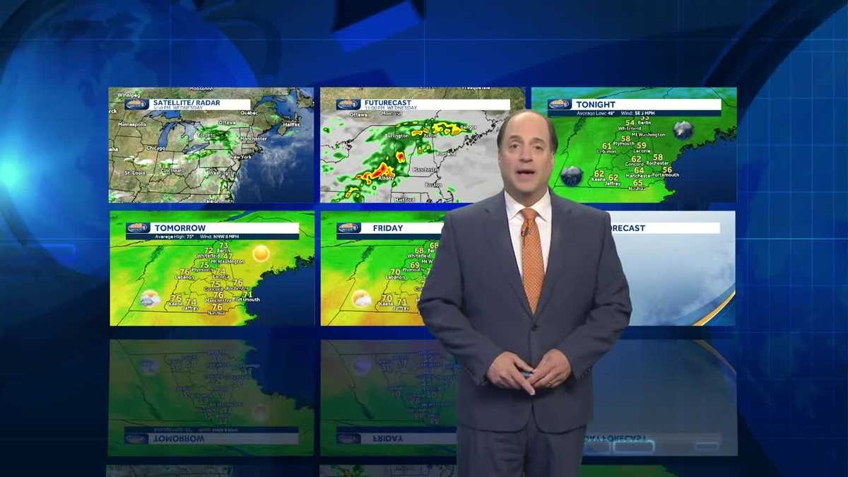 Watch: Rain could be heavy at times