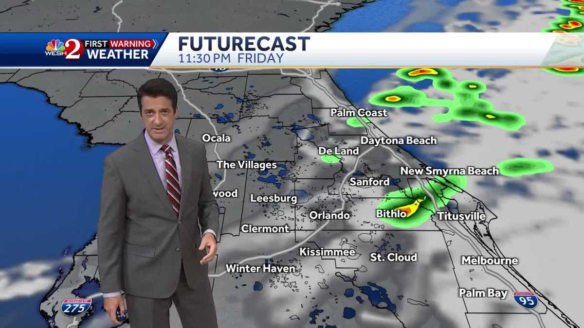 Just a few showers out there Friday. (09-11-25)