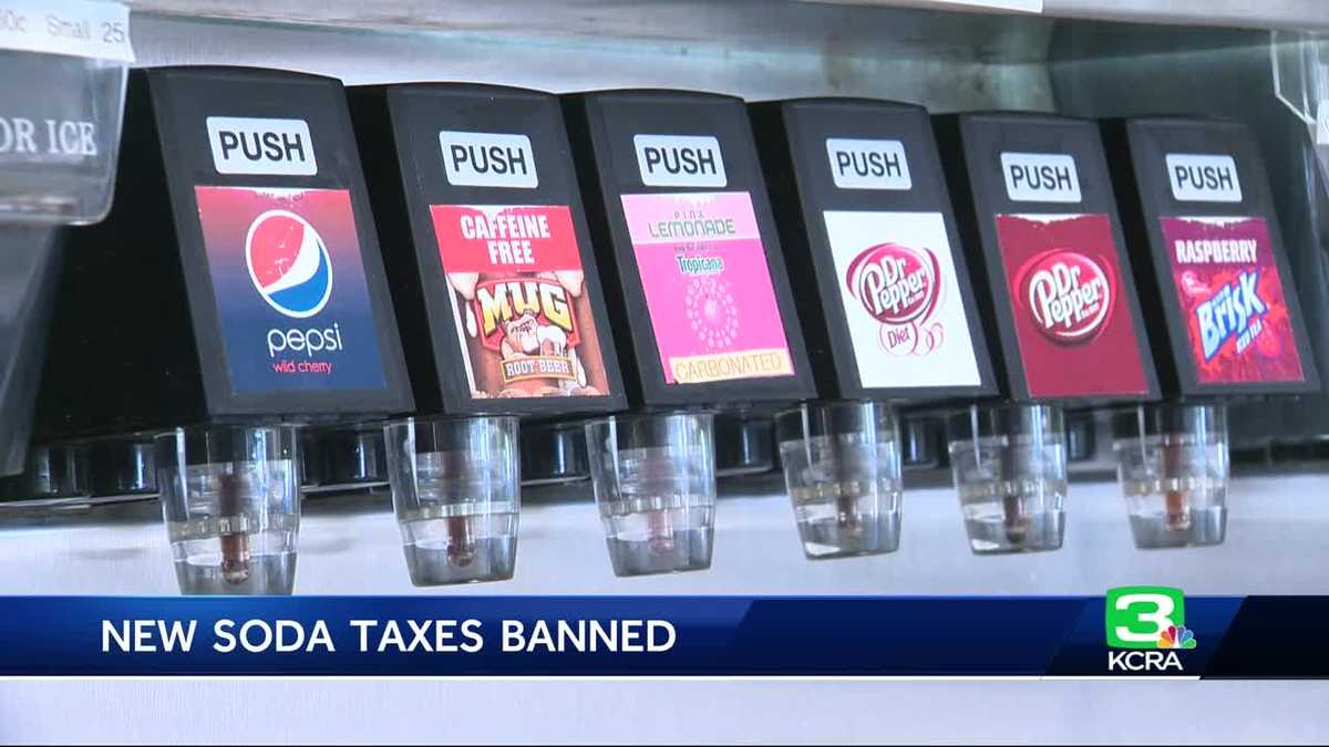California lawmakers pass ban on local soda taxes