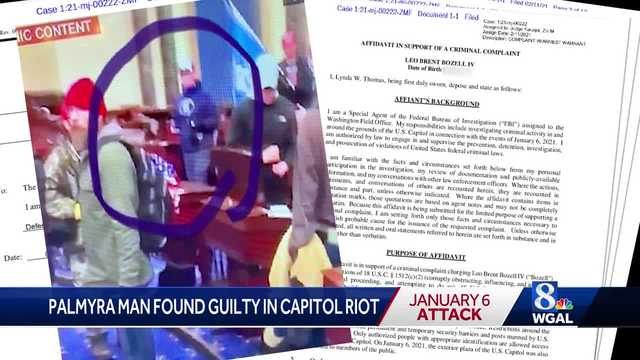 South-central Pa. man found guilty of charges related to US Capitol attack - Vimarsana News