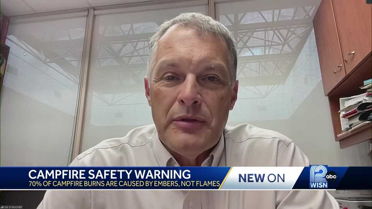 Safety warning for summer campfires