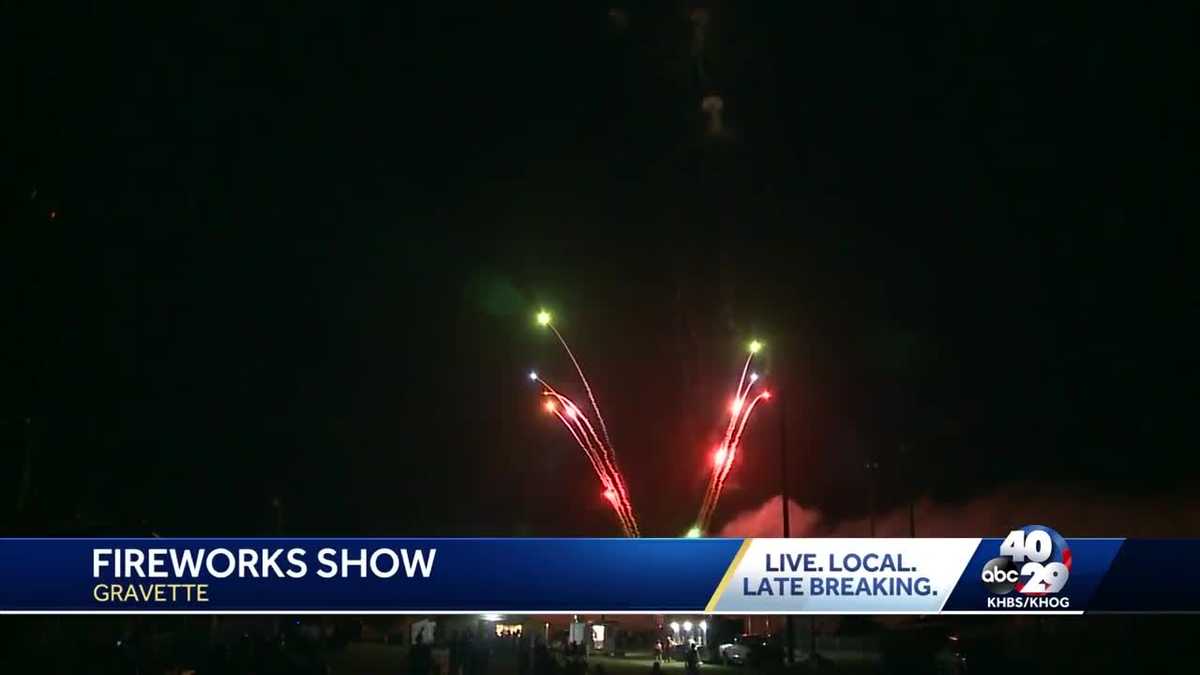 Gravette celebrates with Independence Day fireworks