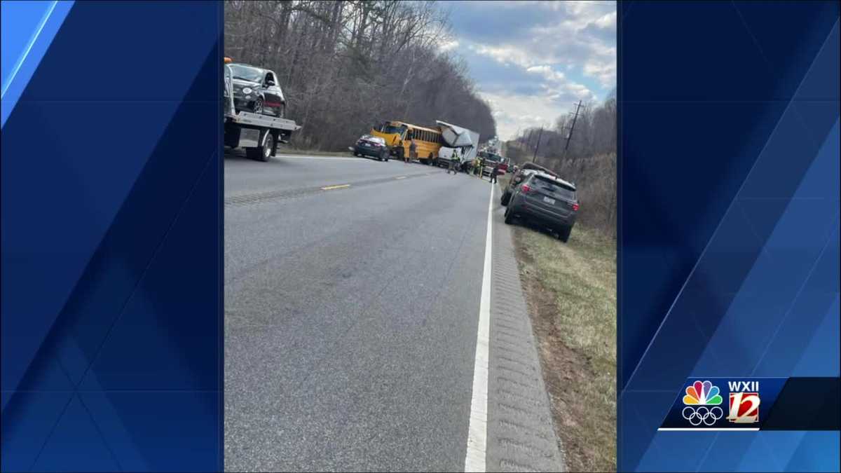 Davidson County school bus involved in highway crash
