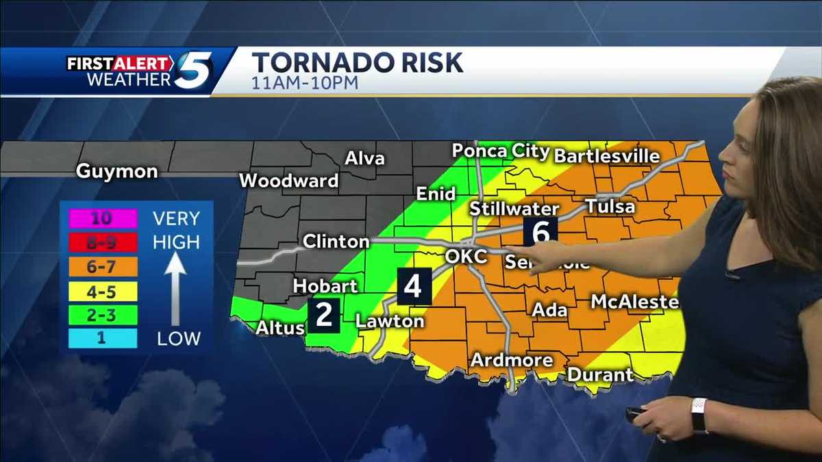 TIMELINE: Severe storms possible, to bring a risk of hail and tornadoes