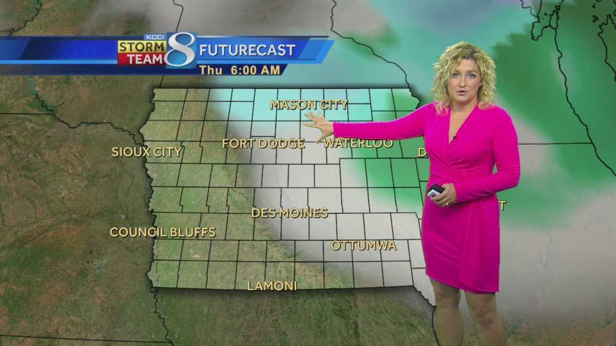 KCCI 8 noon video forecast