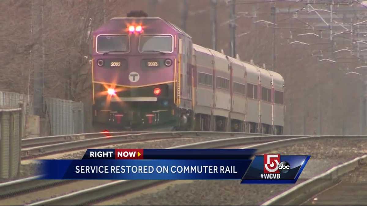 Rockport/Newburyport trains get back on track