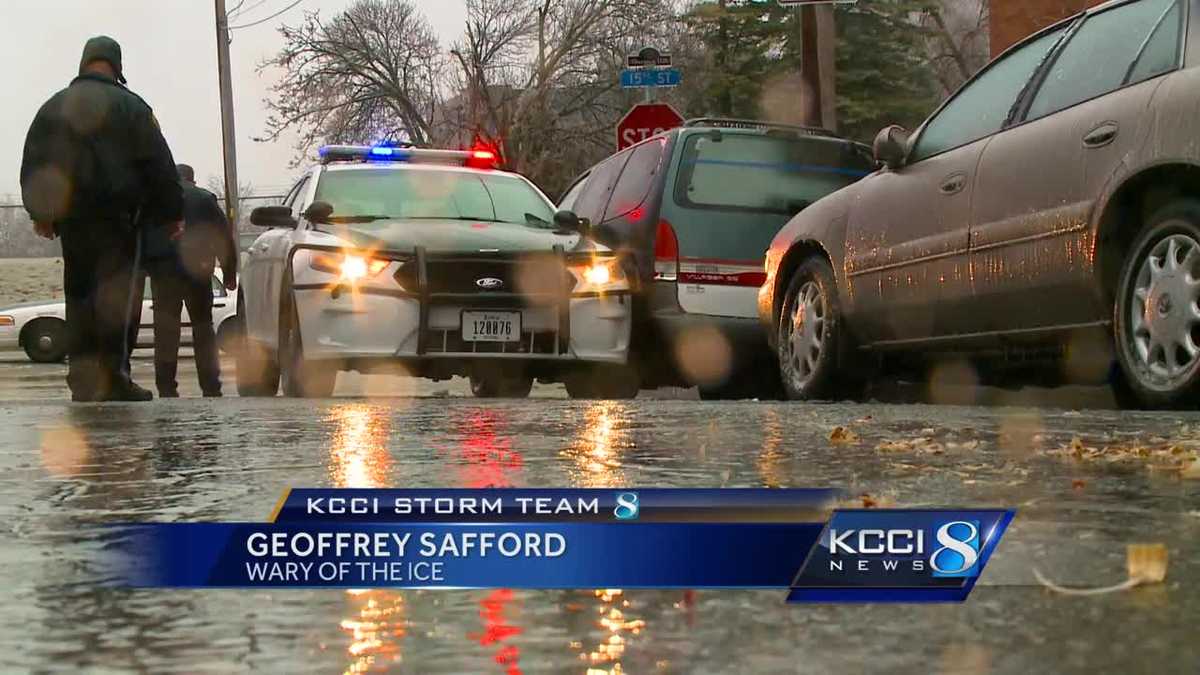 Icy hills bend Des Moines fenders