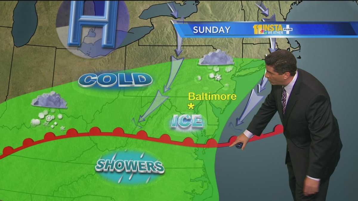Winter storm watch in effect for parts of Maryland