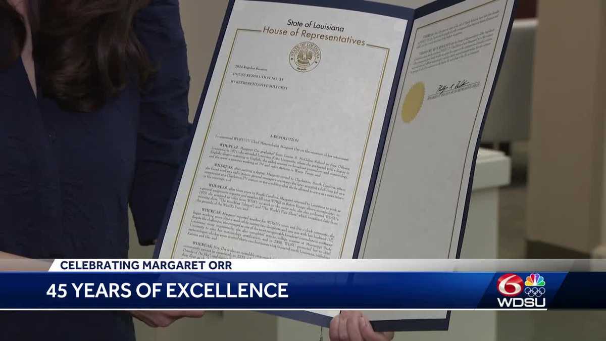 Louisiana House Chamber Honors Margaret Orr