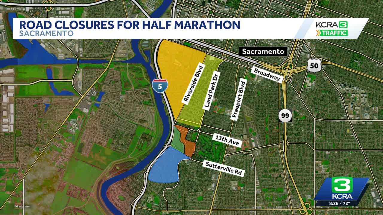 Sacramento police warn of road closures for Urban Cow Half Marathon