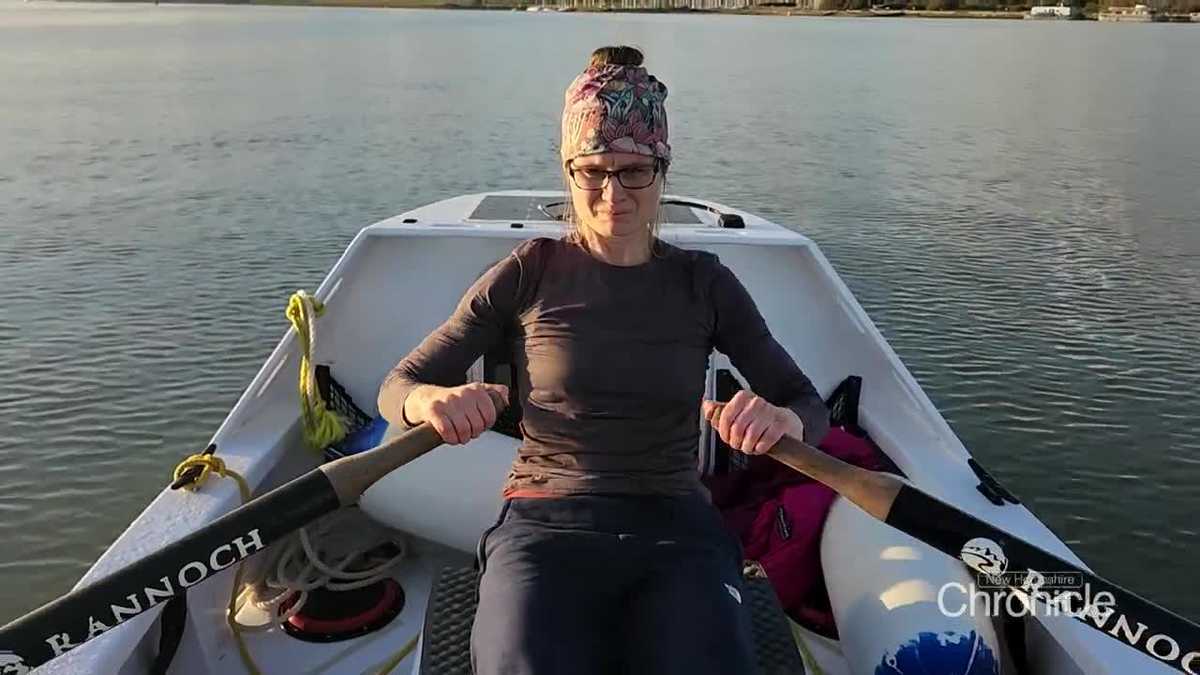 New Hampshire woman who rowed across Atlantic Ocean raised money to help people recover from trauma
