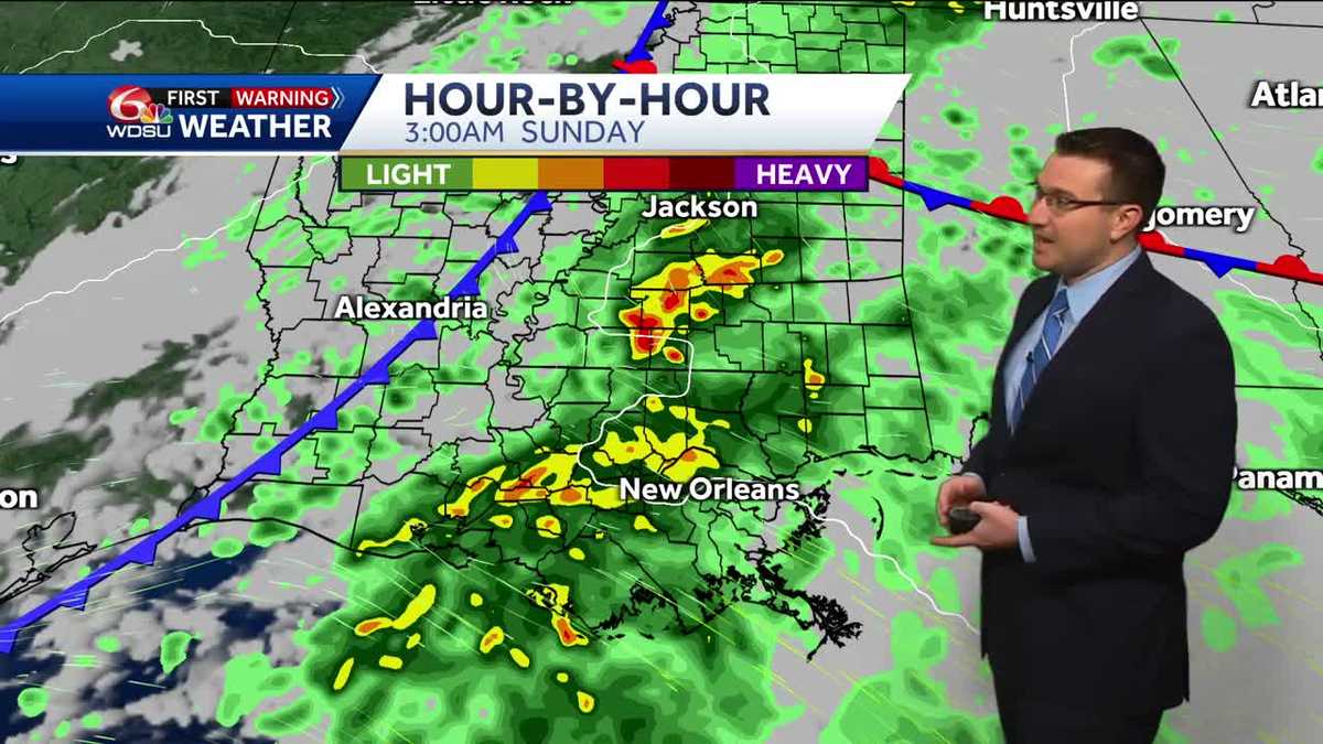 Increasing rain chances for the weekend