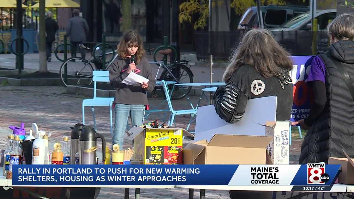 Rally in Portland to advocate for more warming shelters, homeless ...
