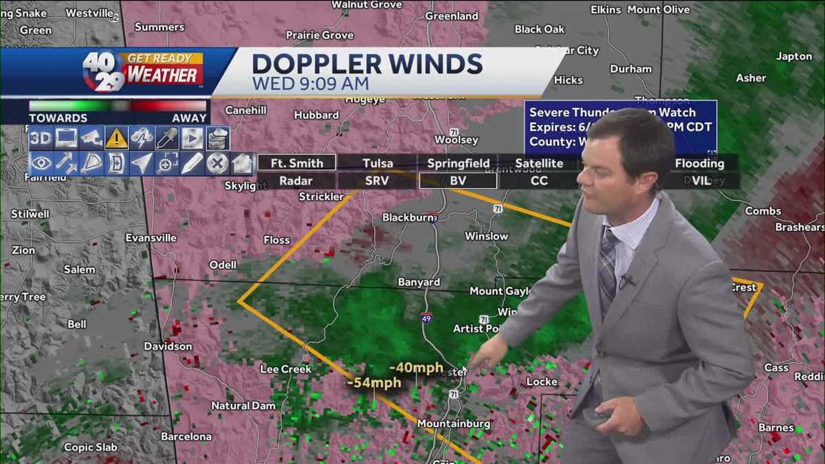 Thunderstorms could return this afternoon