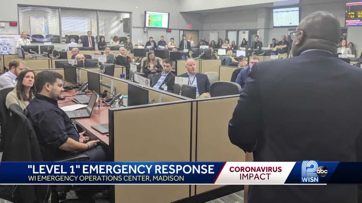Coronavirus: Wisconsin emergency operations center operating at highest ...
