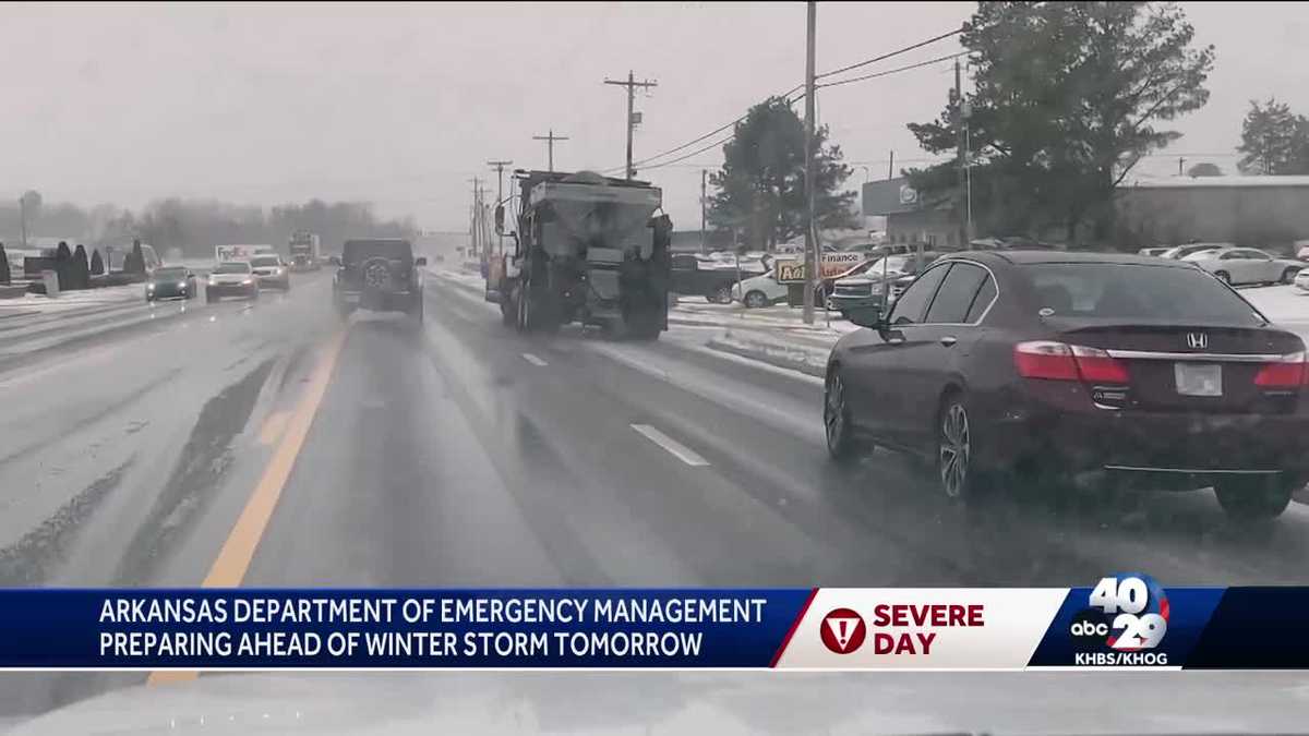 Arkansas Department of Emergency Management prepares for winter weather