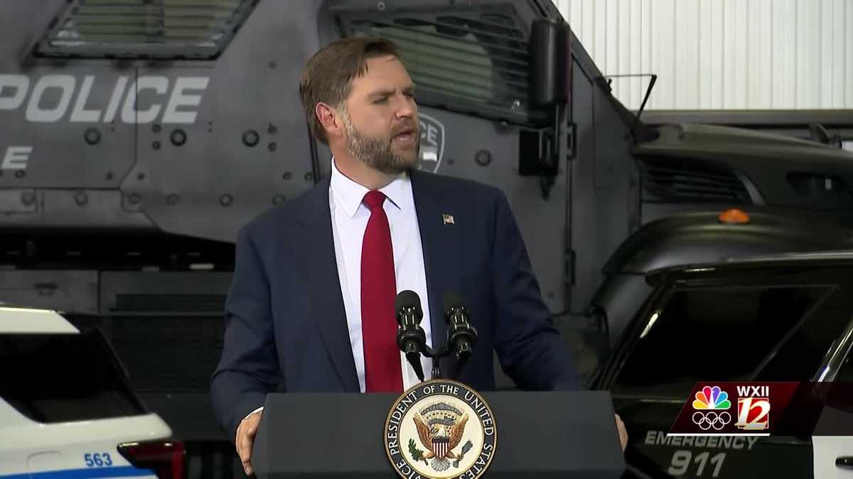 Vice President JD Vance speaks in Rocky Mount, stresses importance of North Carolina's Senate seat