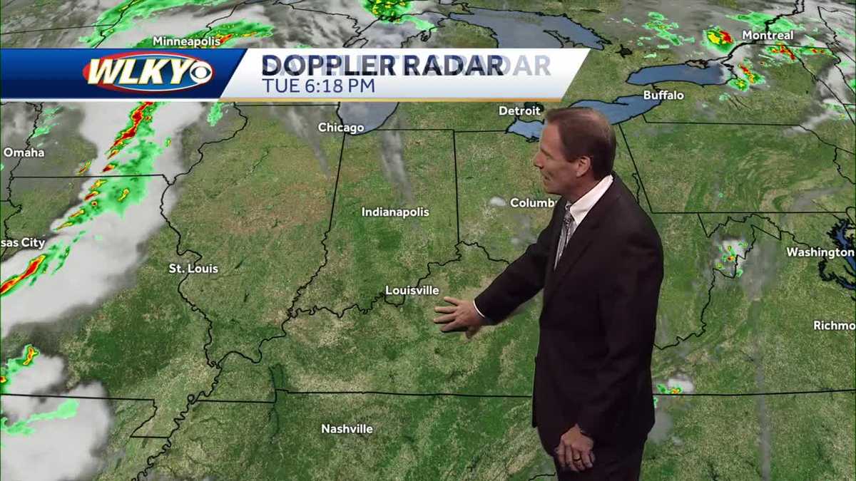 Scattered storm chances going up the next few days